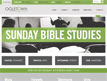 Tablet Screenshot of ogletown.org